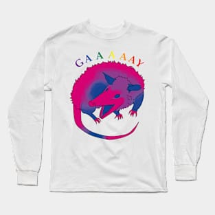 Bisexual Pride Possum Long Sleeve T-Shirt